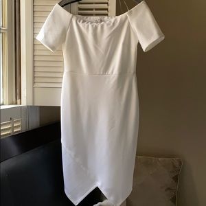 Charlotte Russe White off the shoulder dress